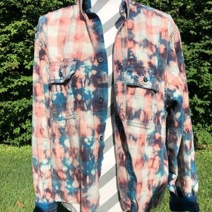 Oversized Bleached Flannel